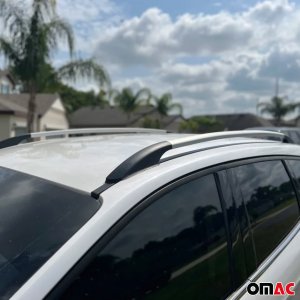 Mazda 3 Roof Rails - Omac - Solid (Stick) Alu - Gray - '04-'13